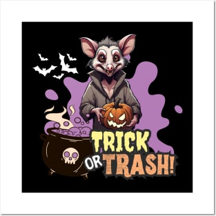 Trick-or-trash Posters and Art